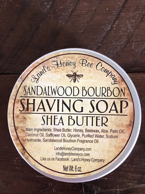 Shaving Soap - Sandalwood Bourbon Shea Butter
